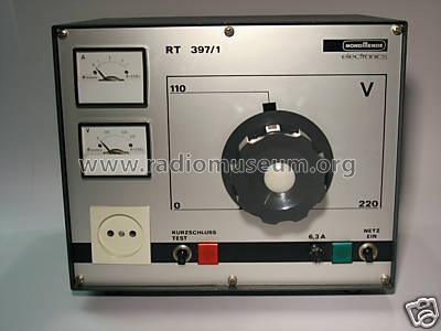 Regel-Trenntransformator RT 397/1 electronics; Nordmende, (ID = 480257) Equipment