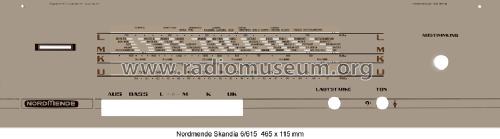 Skandia S24 Ch= 6/615; Nordmende, (ID = 955380) Radio