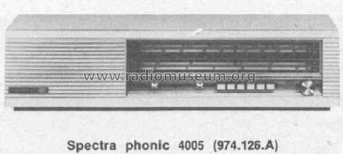 Spectra phonic 4005 974.126A Ch= 774.122D; Nordmende, (ID = 381213) Radio