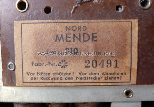 Super 310GW; Nordmende, (ID = 2526498) Radio