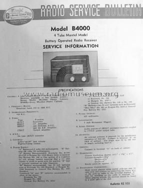 B-4000 Rainbow Grille ; Northern Electric Co (ID = 1517852) Radio