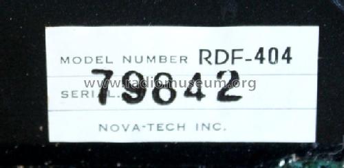 Pilot II Direction Finder 4 Band 12 Transistor RDF-404 ; Nova-Tech, Manhattan (ID = 1553696) Commercial Re