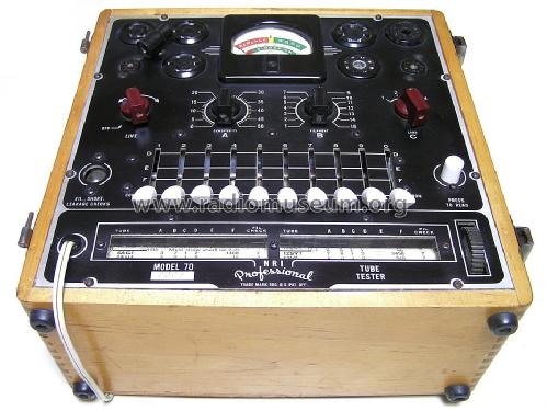 Professional Tube Tester 70; National Radio (ID = 1483657) Equipment