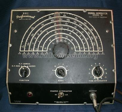 Signal Generator 88; National Radio (ID = 1195895) Equipment