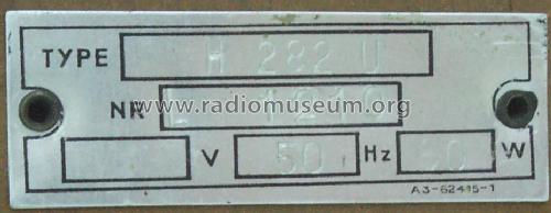 H282U; NSF Nederlandsche (ID = 1292367) Radio