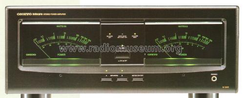 Integra Stereo Power Amplifier M-5890; Onkyo, Osaka Denki (ID = 1970137) Ampl/Mixer