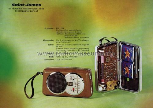 St. James 5 Ch= X620; Optalix, T.E.D., (ID = 2023015) Radio