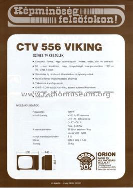 Viking Colour Television CTV 556; Orion; Budapest (ID = 1093567) Television