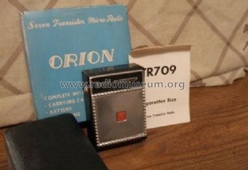 Seven Transistor Micro Cigarettes Size Radio TR709; Orion Electric Co., (ID = 1598357) Radio