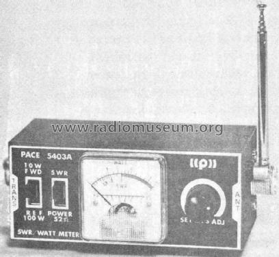 SWR Bridge Power meter & Field Strength Indicator P-5403A; Pace Communications; (ID = 942084) Equipment