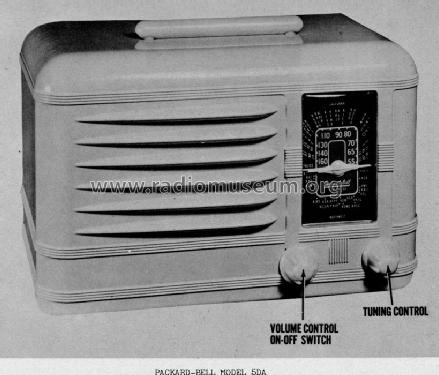 5DA Ch= V-2122; Packard Bell Co.; (ID = 827516) Radio