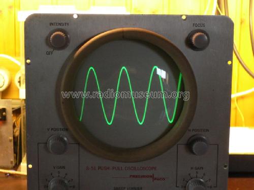 Oscilloscope S-51; PACO Electronics Co. (ID = 1330959) Equipment