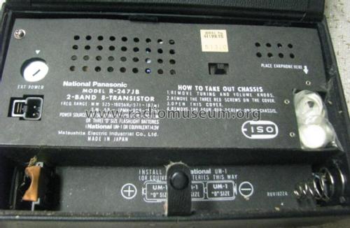 National Panasonic 2-Band 8-Transistor R-247JB; Panasonic, (ID = 2094021) Radio