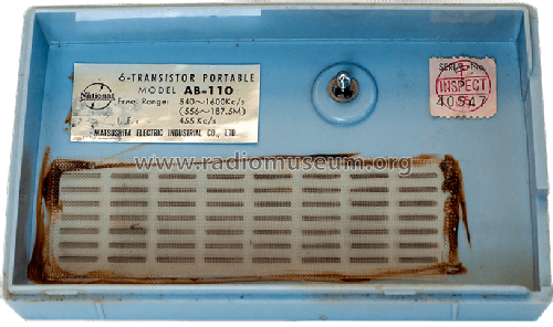 National AB-110; Panasonic, (ID = 2683441) Radio