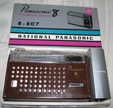 National 'Panasonic 8' R-807 J; Panasonic, (ID = 2094016) Radio
