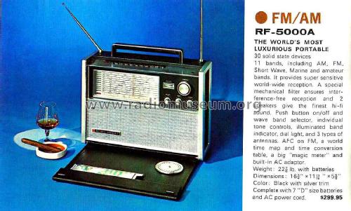 National Panasonic RF-5000A; Panasonic, (ID = 2811188) Radio