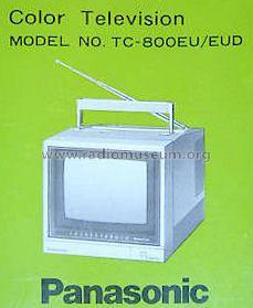 Color Television TC-800EU ; Panasonic, (ID = 768359) Television