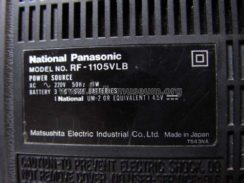 GX5 RF-1105VLB; Panasonic, (ID = 1029508) Radio