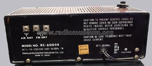 RC-6005B; Panasonic, (ID = 954038) Radio