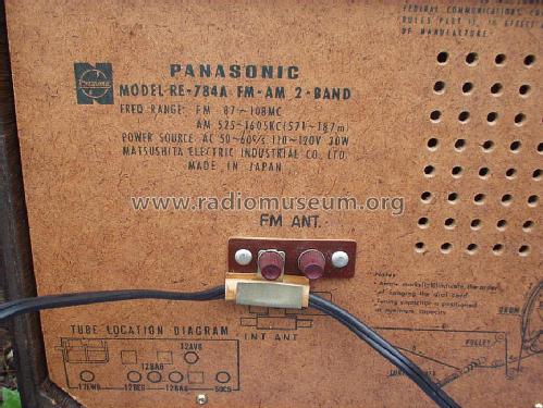 RE-784A; Panasonic, (ID = 1222617) Radio