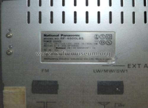 National Panasonic Communications Receiver DR48 / RF-4800LBS; Panasonic, (ID = 1469220) Radio