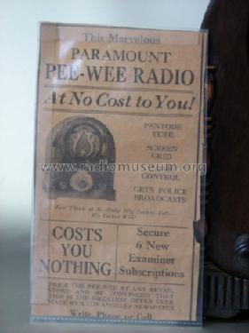 Pee-Wee ; Paramount Radio Co., (ID = 463401) Radio