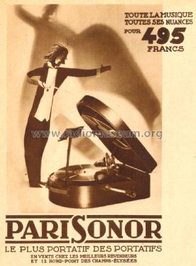 Valise Gramophone ; Parisonor, Éts. Régy (ID = 1688233) TalkingM