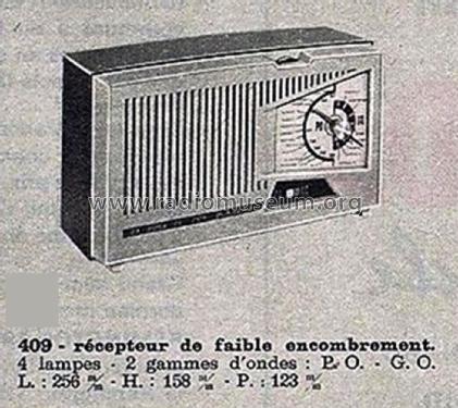409; Pathé-Marconi, Les (ID = 2534501) Radio