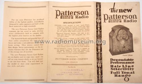 Junior, Midget ; Patterson Radio Co. (ID = 1962622) Radio
