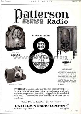 Junior, Midget ; Patterson Radio Co. (ID = 1962825) Radio