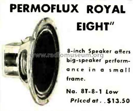 Royal Eight 8T-8-1; Permoflux (ID = 1797802) Parleur