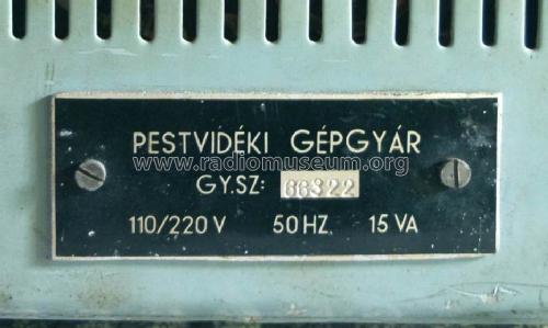 Univerzal Voltmeter TR-1403/B; Pestvidéki Gépgyár (ID = 1656401) Equipment