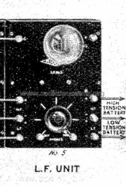 L.F. Amplifier Unit No. 5; Peto Scott Co. Ltd. (ID = 1071385) Ampl/Mixer