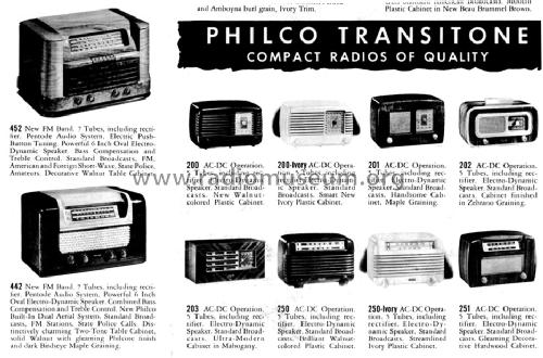 46-250 Transitone Code 125; Philco, Philadelphia (ID = 1377306) Radio