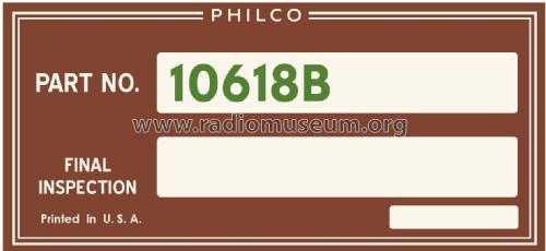 48-464 ; Philco, Philadelphia (ID = 2938528) Radio
