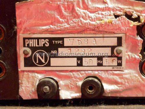 Rondo 42 768A; Philips Norway Norsk (ID = 1982750) Radio