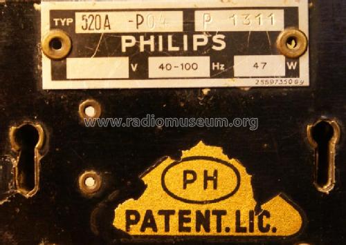 520A1, 520A; Philips akc. spol., (ID = 1426185) Radio