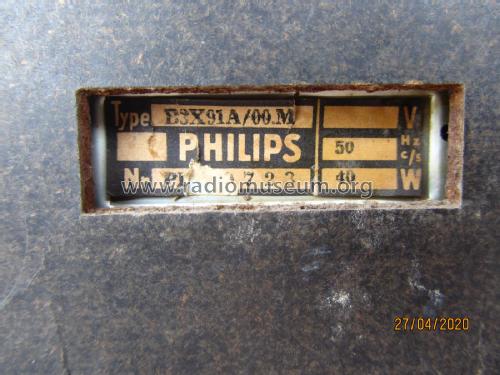 B3X91A /00C /00M /32C /32K; Philips Belgium (ID = 2516705) Radio