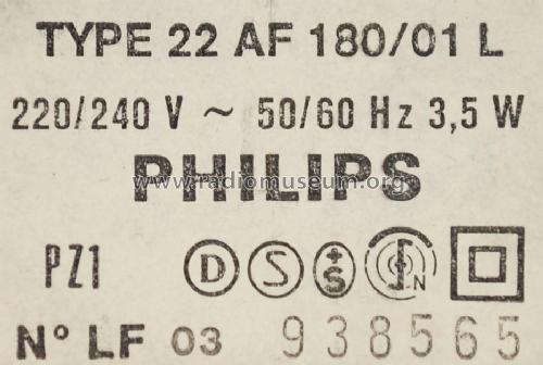 22AF180 /01E; Philips; Eindhoven (ID = 1823993) R-Player