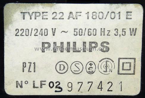 22AF180 /01E; Philips; Eindhoven (ID = 736086) R-Player