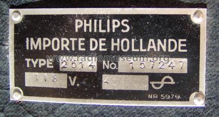 2514; Philips; Eindhoven (ID = 370619) Radio