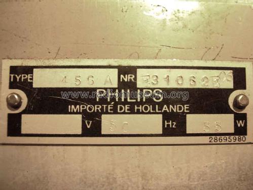 456A; Philips; Eindhoven (ID = 504736) Radio