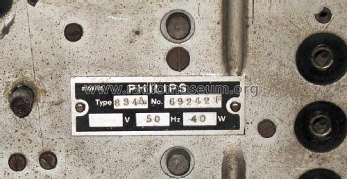 Super inductance 834A; Philips; Eindhoven (ID = 705975) Radio