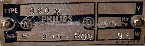 990X; Philips; Eindhoven (ID = 2419928) Radio