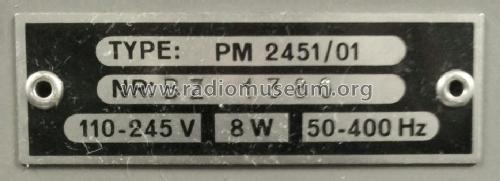 AC-mV-Meter PM2451; Philips; Eindhoven (ID = 1833342) Equipment