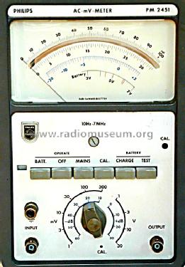 AC-mV-Meter PM2451; Philips; Eindhoven (ID = 296980) Equipment