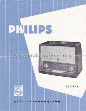 B3X63A; Philips; Eindhoven (ID = 882286) Radio