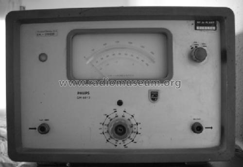 Breitband-Millivoltmeter GM6012; Philips; Eindhoven (ID = 1675683) Equipment