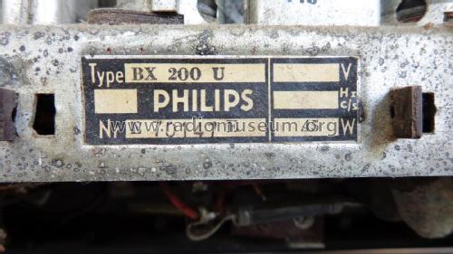 BX200U; Philips; Eindhoven (ID = 1774950) Radio
