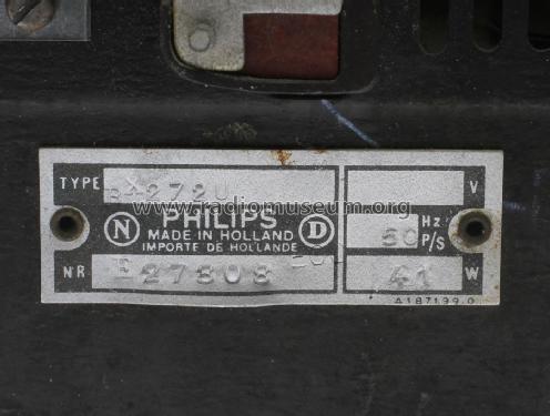 BX272U; Philips; Eindhoven (ID = 2322390) Radio